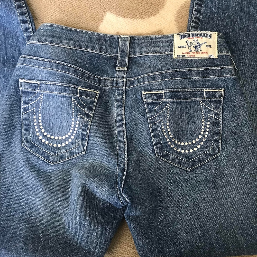 Authentic True Religion Rhinestone Jeans - Picture 3 of 6
